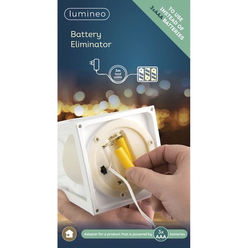 Battery eliminator replaces - -,