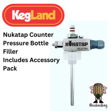 Nukatap Counter Pressure Bottle Filler Kegland KL21760 with Accessories Pack