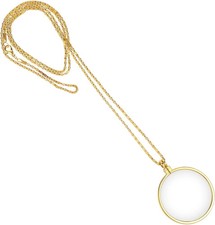 Magnifying glass necklace - 5x,