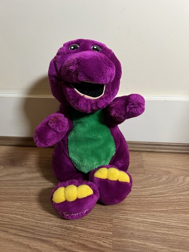 Vintage lyons barney plush - lyons,
