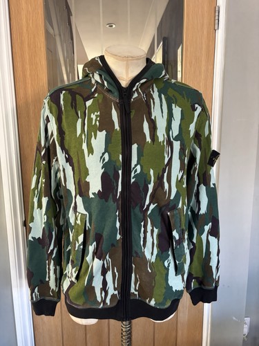 Stone island camo hoodie - stone,
