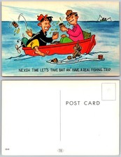 Fishing Boat Comic Bait Beer