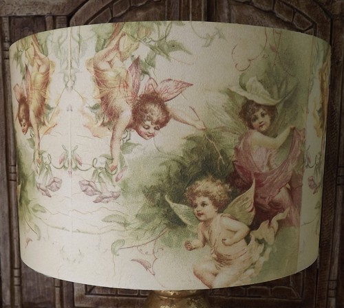 Fairy angels lamp shade - angels,