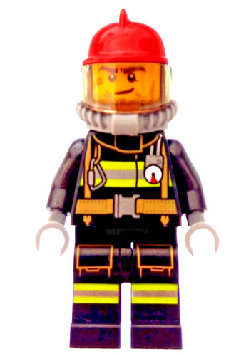 Lego firefighter male - lego,