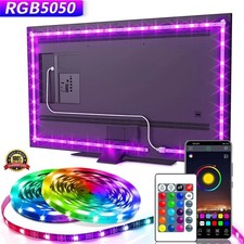 TV Backlight LED Strip Lights USB RGB 5050 Lighting Strips + Remote Control UK