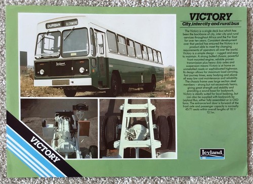 Leyland victory bus - leyland, sales