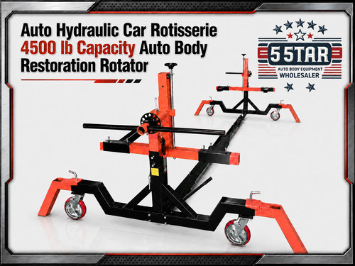 Auto hydraulic car rotisserie - hydraulic,