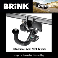 Brink Detachable Swan Neck Towbar For Ford Transit Custom Van 2012 - 2022