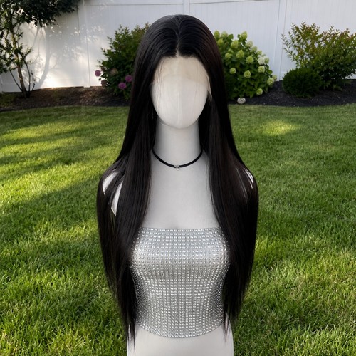 Off black synthetic hair - off, heat