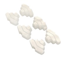 (6) Pearloid Step Buttons Grover Imperial/Rotomatic Guitar Tuners TK-7713-055