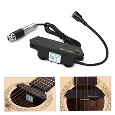 Acoustic Guitar Active Soundhole Pickup Magnetic + Microphone Dual Pickup System