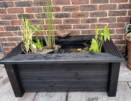 Raised garden pond handmade - raised,