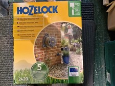HOZELOCK 2420 30M COMPACT HOSE PIPE STORAGE WALL MOUNTED REEL