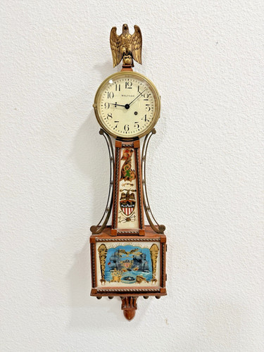 Waltham banjo clock - waltham,