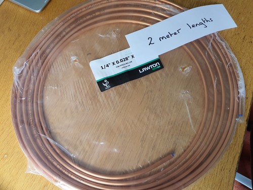 Lawton copper tube - tube, coil