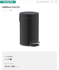 hansgrohe addstoris black