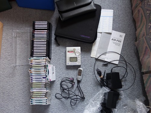 Aiwa mini disc player - player, am-f65
