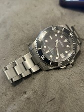 Custom Built Seiko Men's Automatic Stainless Steel Mother of Pearl Dial Watch