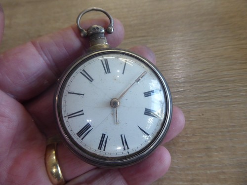 Good silver fusee verge pair - good,