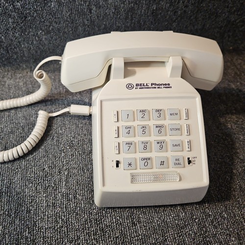 Vintage bell system desk phone - system,