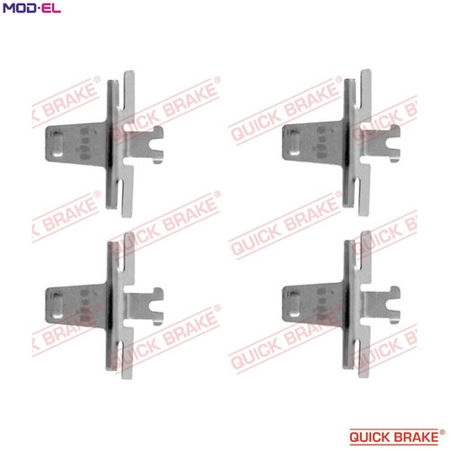 Accessory kit disc brake - kit, pad
