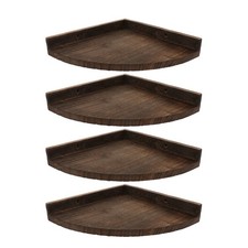  4 Pcs Kitchen Wall Shelf Rustic Floating Corner Shelves Farmhouse