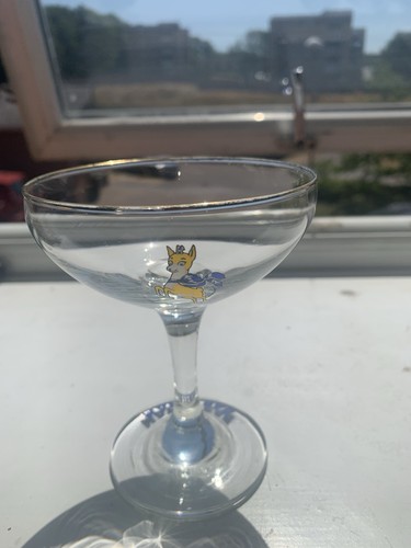 Babycham vintage glass 1960s - vintage,