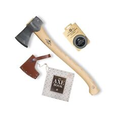 Gransfors Bruk Small Forest Axe (420) with Ceramic Grinding Sharpening Stone ...