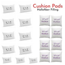 Cushion Pads Hollowfiber Inserts Inner Fillers 12''14''16''18''20''22''24'' 26''