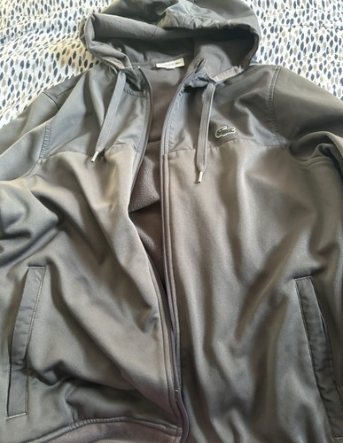 Lacoste grey jacket - lacoste,