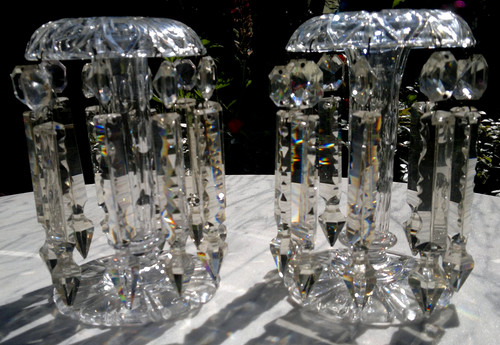 Antique pair victorian cut - antique, of
