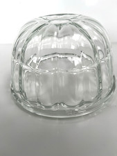 Vintage Moulded Round Glass