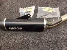 Arrow Honda Hornet 1000 2025 Exhaust Slip-On Indy Race Evo Black with extras 