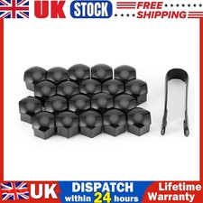 20pcs Black Wheel Lug Nut Bolt