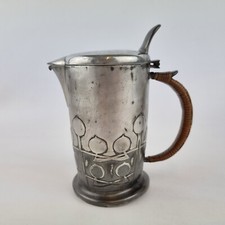 Antique Art Nouveau Pewter Jug