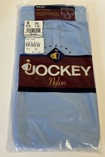 NOS men’s Jockey nylon brief size small 28-30 Y-front fly light blue vintage