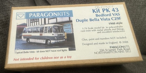 Rare paragon kits - paragon, bedford