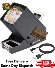 35Mm Slide and Film Viewer, 3X Magnification and LED Lighted Illuminated Viewing