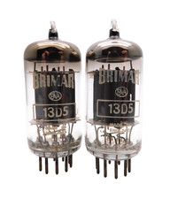 Matched Pair Brimar 13D5 ECC82