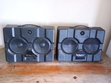 Pair of IMG Stage Line Speakers PAB-100 150w 8 ohm Speaker 1/4" Jack inputs