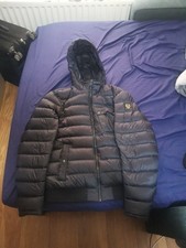 Belstaff Men's Puffer Jacket Size Large, Waterproof, Black