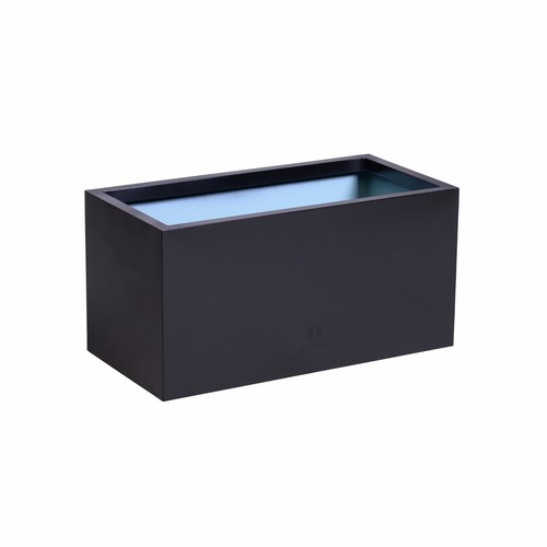Zinc metal black planter plant - metal,