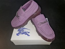 Burberry Creepers Loafers, Aubergine Colour, Size 44, Brand New, RRP £890