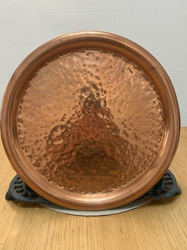 Hand hammered solid copper - hand-hammered,