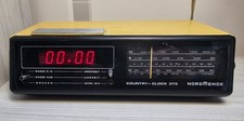 Nordmende "Country-Clock 373" 8.178H Vintage Alarm Clock Radio Germany