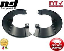 2x Front L+R Brake Disc Dust