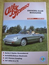ALFA ROMEO OWNERS CLUB / #5 2005 / SERIES 4 SPIDER REMEMBERED
