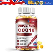Ubiquinol COQ10 100MG - Heart Health, Brain & Immune Function Support Supplement