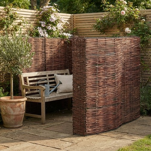 Triple garden wheelie bin - garden,