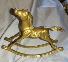 Antique Rocking Horse Gold